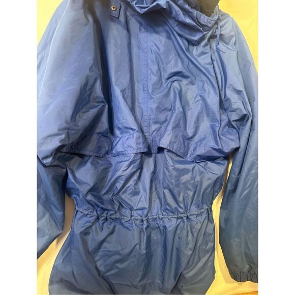 Helly Hansen Mens Jacket Medium Blue Nylon Packable Rain Jacket - Picture 5 of 10